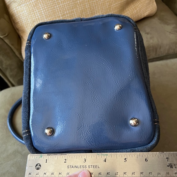 Suede Tignanello handbag - Picture 10 of 14